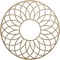 Ekena Millwork Cannes Wood Fretwork Pierced Ceiling Medallion, Hickory, 34"OD x 11 5/8"ID x 3/8"T CMWP34X34X0375CNHI - alternate 1